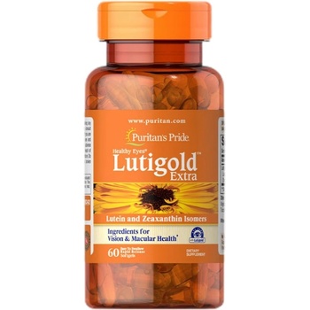 Image 1 of Puritan's Pride Healthy Eyes® Lutein Extra with Zeaxanthin [60 Гел капсули]