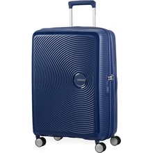 American Tourister Soundbox Spinner 32G 71,5/81 l tmavo modrá