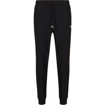 Boss x Matteo Berrettini Tracksuit Bottoms In Active-Stretch Fabric With Side Strip black