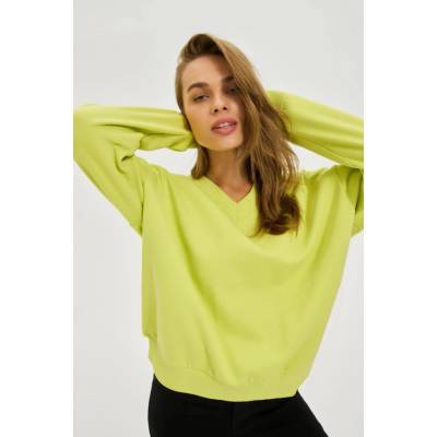 Moodo Marisse Women's Sweatshirt Z-BL-4807 Lime
