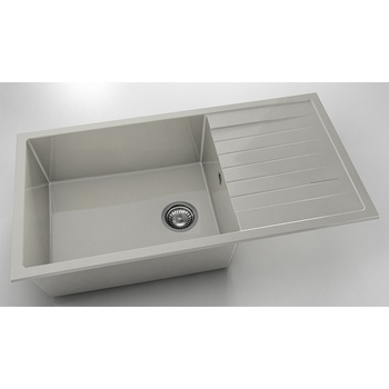 Image 1 of FAT Мивка Vanguard 230, Polymer marble, 11 Сив гранит, с включен сифон