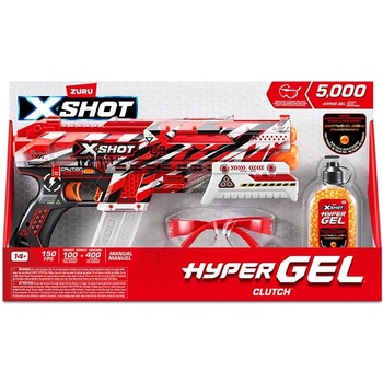 ZURU Детска играчка X Shot HYPER GEL Бластер с гел топчета Clutch