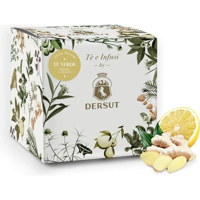 Dersut Caffè Zelený čaj citron a zázvor 15 porcí