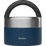 Qwetch Изолирана кутия за обяд с дръжка, 650 ml - Matt Midnight Blue