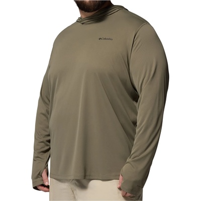Columbia Мъжка спортна тениска Columbia Zero Rules Lite Hoodie Sport shirt - Stone Green - размер XL (216-7513-0314)