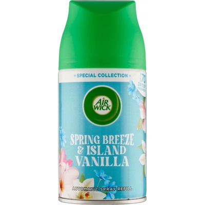 Air Wick Freshmatic Spring Breeze & Island Vanilla osvěžovač vzduchu náhradní náplň 250 ml