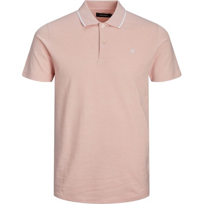 JACK & JONES Блуза с яка Jack and Jones Men's Paulos Short-Sleeve Polo Shirt - Coral Pink