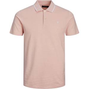 JACK & JONES Блуза с яка Jack and Jones Men's Paulos Short-Sleeve Polo Shirt - Coral Pink