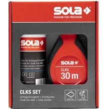 SOLA CLKS 30 SET R brnkačka 30m + křída - červená