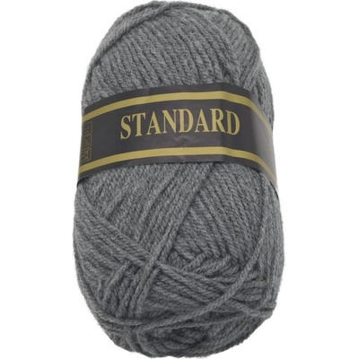 Příze STANDARD Šedá BX6601 - 50 g, 150 m
