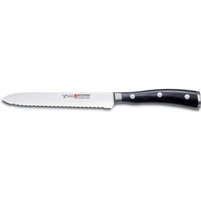 Wüsthof Univerzálny nôž Classic IKON zúbkovaná čepeľ 14 cm
