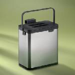 Kela 2, 1 л стоманен кош за органични отпадъци KELA от серия Plata