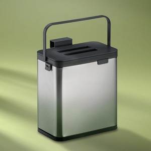 Kela 2, 1 л стоманен кош за органични отпадъци KELA от серия Plata