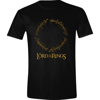 CurePink: pánské tričko Lord of the rings|Pán prstenů: Logo černá
