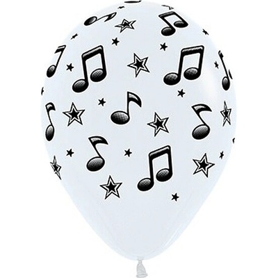moja párty Latexový balónik Music zelený