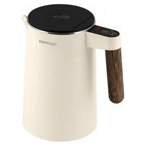 Concept RK3304 Stainless steel double wall kettle 1, 5 l, NOWROOD, vanilla Електрически кани