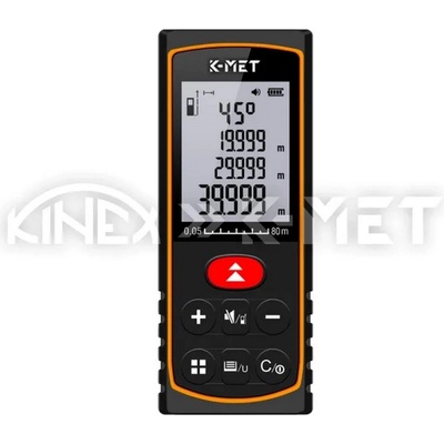 K-MET Лазерна ролетка K-MET Professional 9040-05-080 - 80 м, ±2 мм (9040-05-080)