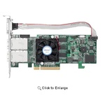 ARECA ARC-1223-8x 8 external port SAS 6G RAID /2xSFP-8088/, 800Mhz ROC processor, 512 MB RAM, PCIe 2.0 x8, RAID 0, 1, 10, 3, 5, 6, Single Disk or JBOD (ARC-1223-8X)