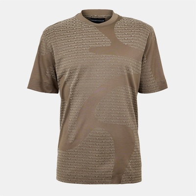 Emporio armani Тениска EMPORIO ARMANI Men's Regular Fit T-Shirt - Walnut F6130