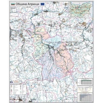 Mapmedia Карта на община Априлци