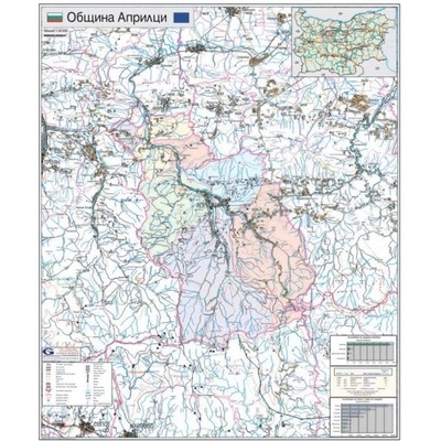 Mapmedia Карта на община Априлци