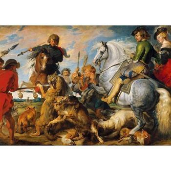 KS Games - Puzzle Rubens: Wolf and Fox Hunt - 1 000 piese