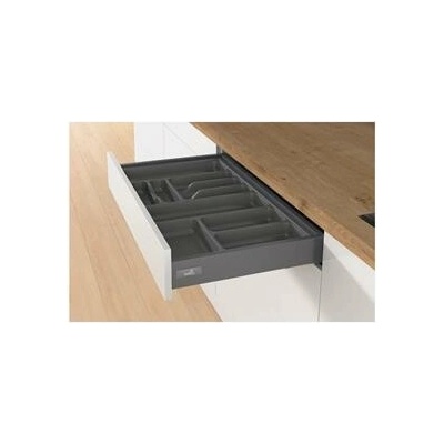 HETTICH Orga Tray 440 příborník, hloubka 370-440mm, šířka 450mm, antracit