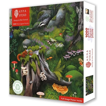 Flame Tree Пъзел Flame Tree от 1000 части - Дълбоко в гората (9781804178652)