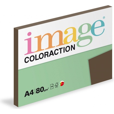 Papír barevný A4 80 g Image Coloraction hnědý 100 ks