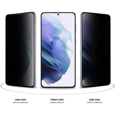 Eiger Mountain Glass Black Curved Anti-Spy Privacy Filter Tempered Glass - калено стъклено защитно покритие с извити ръбове и определен ъгъл на виждане за дисплея на Samsung Galax