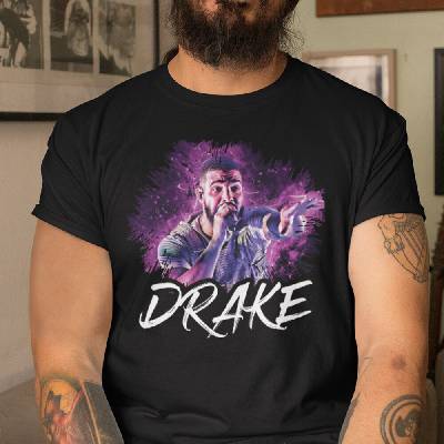 Tričko s potlačou Drake čierna