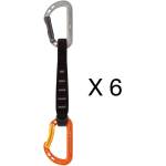 Petzl Примки с карабинери PETZL Spirit Express 17cm 6-Pack