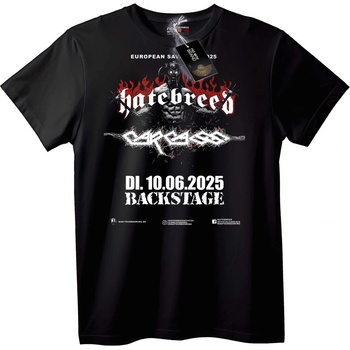 NOONEBRAND Тениска Hatebreed Зад Сцената с Carcass 2025 - XS, White