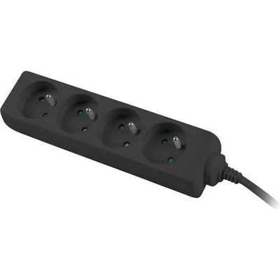 Lanberg 4 Plug 1 m (PS0-04E-0100-IEC-BK)