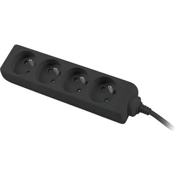 Image 1 of Lanberg 4 Plug 1 m (PS0-04E-0100-IEC-BK)