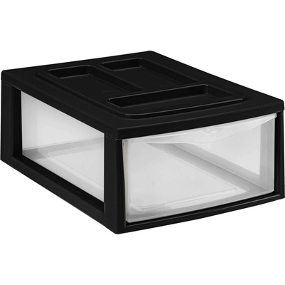 Heidrun Plastový regál 1 zásuvka 38x27x14cm