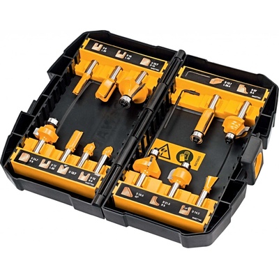 DeWALT DT90016 sada 8mm fréz do dřeva (12ks) – Zboží Mobilmania