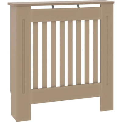 Kryt na radiátor z MDF s poličkou, 78x19x81,5 cm, svislé lamely