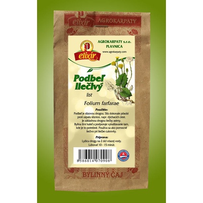Agrokarpaty Podbeľ liečivý list 30 g