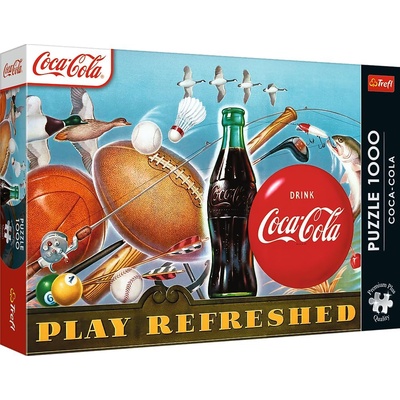 Trefl Пъзел Trefl от 1000 части - Coca-Cola: Играй освежен (12101)