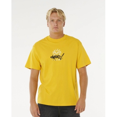 Rip Curl INNER VISIONS ROTTEN SUN TEE Royal Yellow