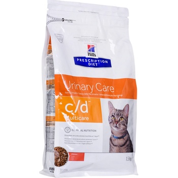 Hill's Prescription Diet C/D Multicare Starostlivosť o močový systém pre mačky 1,5 kg