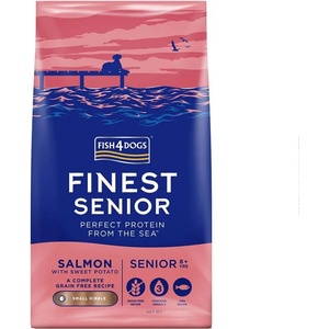 Fish4Dogs FINEST Senior Salmon малки 6 кг