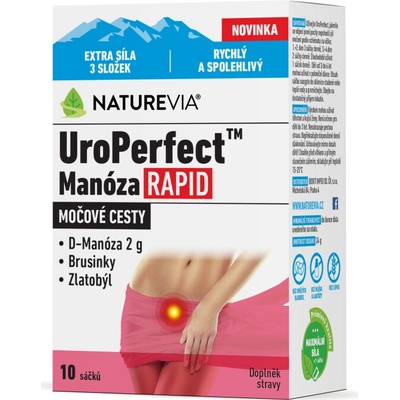 Swiss NatureVia UroPerfect Manóza Rapid 10 sáčkov