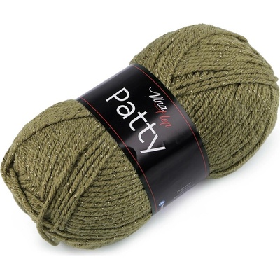 Pletací příze Patty 100 g Varianta: 13 (4152) zelená khaki, Balení: 1 ks 47188/108813/242702