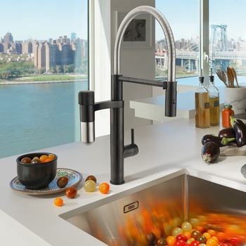 Franke Смесител със система за пречистване FRANKE, Vital Caps Twin Filt 2in1 Semi Pro (Vital Caps Twin Filt 2in1 Semi Pro)