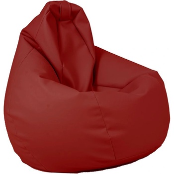 Image 1 of PUFRELAX Пуф, круша, 220л. , Nirvana Hobbit - Bordo, Еко кожа, Пълнеж от Полистиролни перли (PUF-G-NH-ML-BRD)