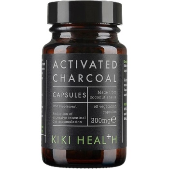 Image 1 of KIKI Health Activated Charcoal 300 mg [50 капсули]