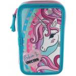 Graffiti Ученически несесер с пособия Graffiti Unicorn - Believe in Unicorn, с 2 ципа (241331)