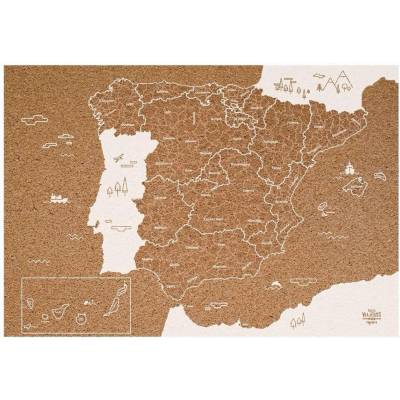 Mapa Rasca Viajeros Španělsko 40*60cm